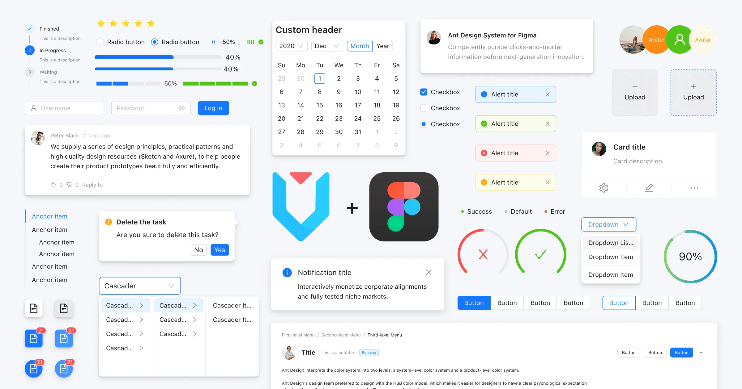 Ant Design Vue for Figma components
