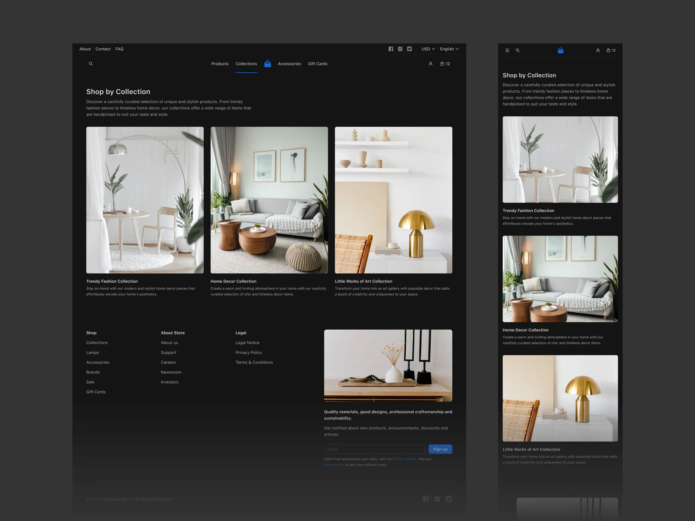 E-commerce Template for Figma preview 2