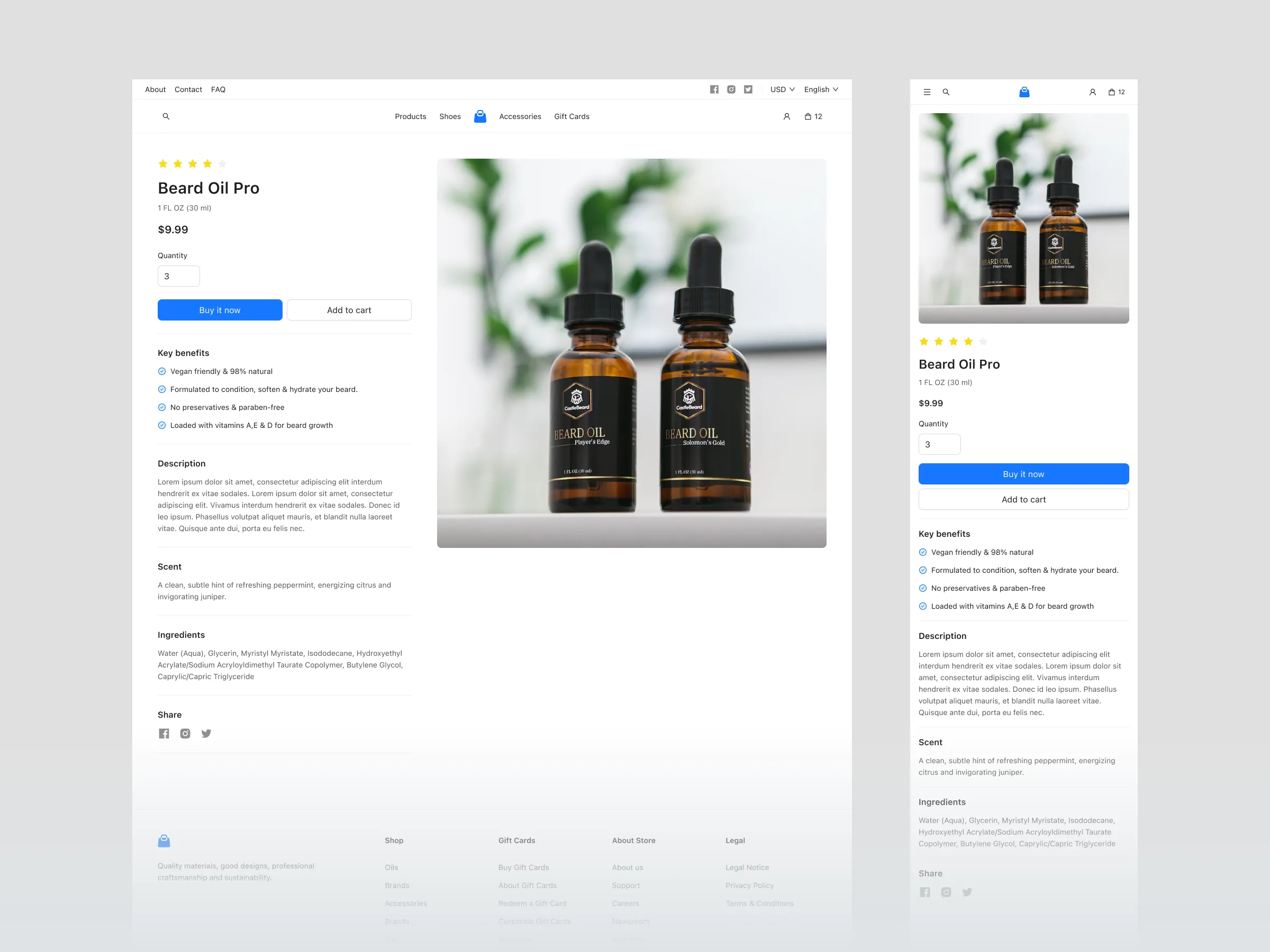 E-commerce Template for Figma preview
