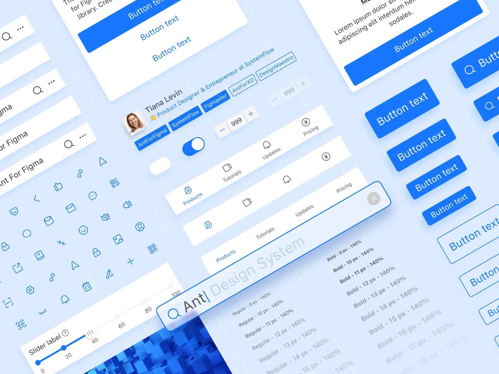 Ant Design Mobile for Figma components