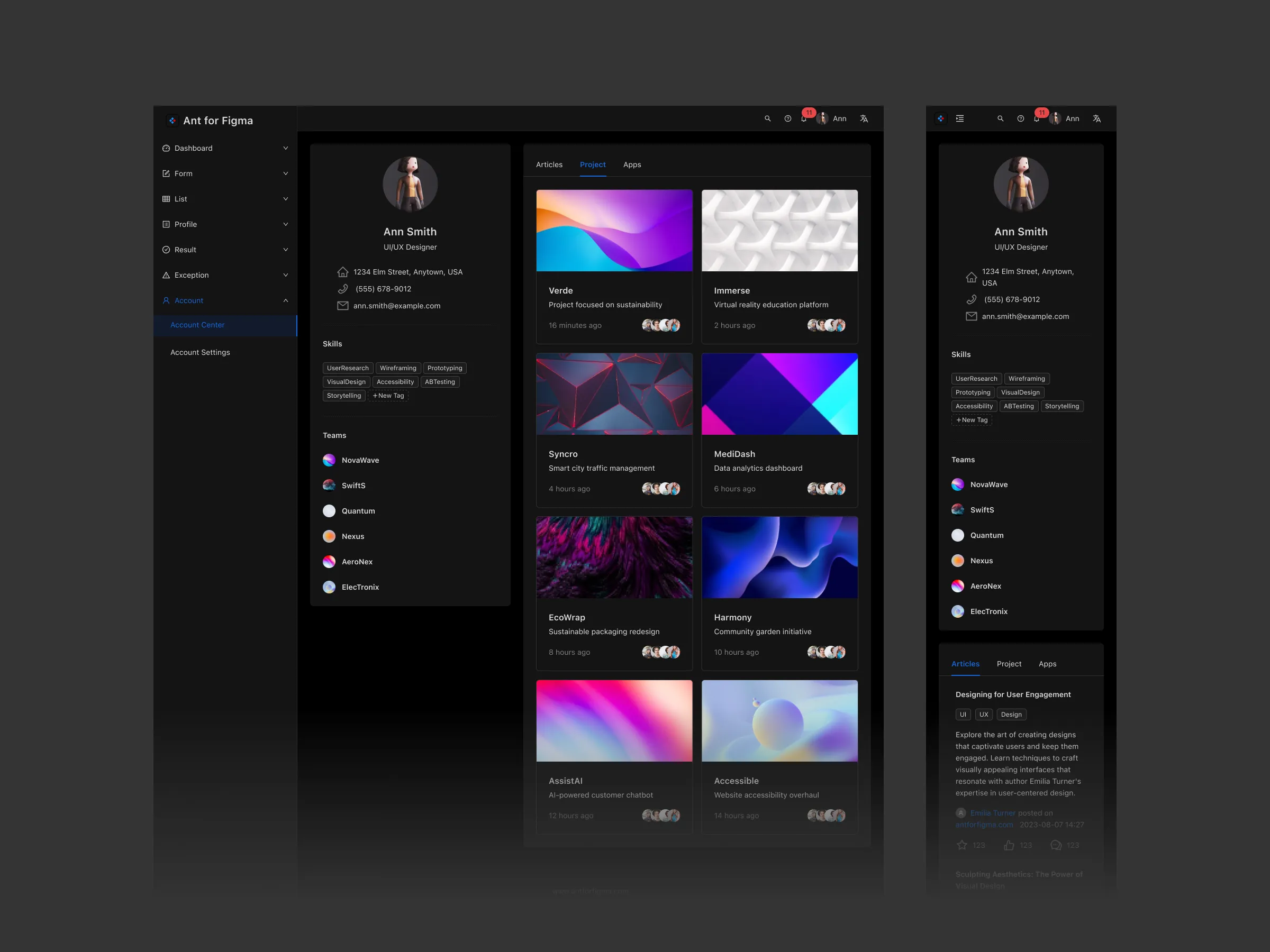 Pro Template for Figma preview 2